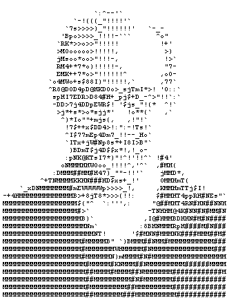 ASCII Art Picture of David Pennock